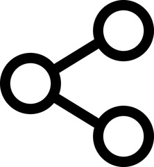 Poster - Share Outline icon. Arrow symbol. Reply send forward button connection sign isolated on transparent background. Share Link Button for Social Media Silhouette. Share Link for Web Site. Send Data Sign.