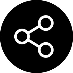Poster - Share Outline icon. Arrow symbol. Reply send forward button connection sign isolated on transparent background. Share Link Button for Social Media Silhouette. Share Link for Web Site. Send Data Sign.
