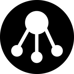 Poster - Share flat icon. Arrow symbol. Reply send forward button connection sign isolated on transparent background. Share Link Button for Social Media Silhouette. Share Link for Web Site. Send Data Sign.