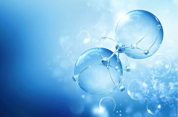Wall Mural - bubbles in the water