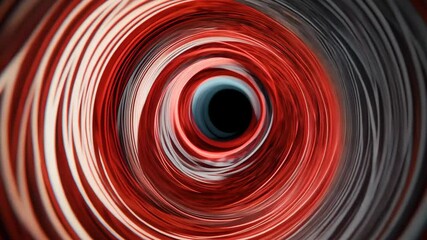 Poster - Abstract Swirling Patterns with Red and Black Colors in a Circular Motion Effect