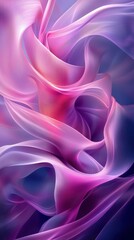 Poster - flowing abstract patterns in soft pastel colors create a mesmerizing visual experience in an artisti