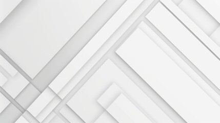 Wall Mural - abstract white geometric background