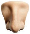 © Natalia - PNG Close-up of a human nose with visible skin texture
