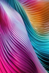 Poster - Close-up view of a colorful background with vibrant patterns and textures