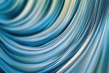 Aufkleber - A detailed view of a swirling mixture of blue and white colors