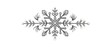 © DM  - Elegant gray snowflake design with white dots, perfect for winter holidays and festive decorations.