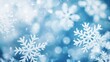 © tanibond - Snowflakes winter holidays background illustration generated by ai
