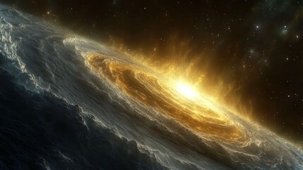 Wall Mural - exploring the outer boundary of the solar system in stunning detail and vibrant colors