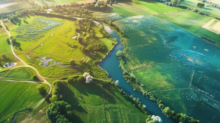 Poster - Enhancing crop health through precision agriculture drone ecosystem in sustainable farming practices