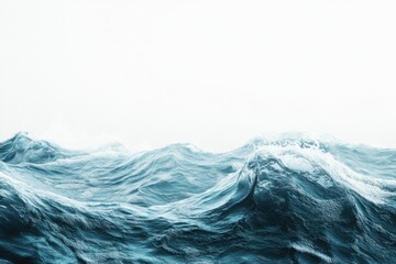Poster - Waves crashing on the ocean surface