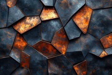 Aufkleber - Close-up shot of rusty metal, ideal for industrial or mechanical themed projects