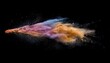 © Mathias - A colorful powder explosion on a black background