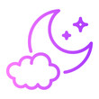 © afif - moon gradient icon