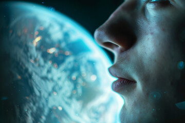 Wall Mural - ai generated image of fantastic another mystery world