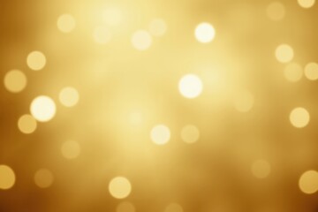 Wall Mural - golden bokeh background with soft light and subtle blurred circles for festive and elegant designs