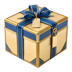 Wall Mural - gift box with ribbon