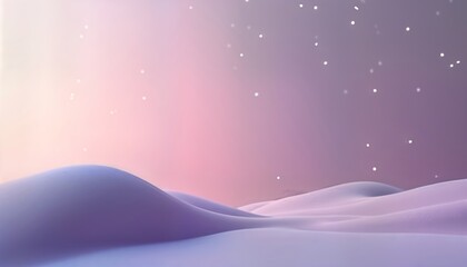 Aufkleber - Abstract landscape of soft hills. Pastel colors, smooth forms create serene scene. Gentle hills stretch into horizon. Subtle light, soft shades blend harmoniously. Visual design elements of natural