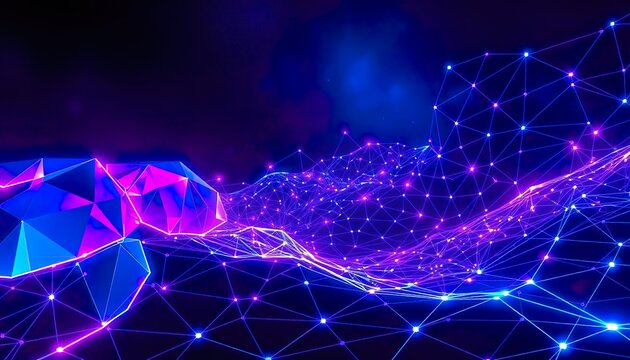 Neon Nexus The Fusion of Crystals, Data, and Infinite Innovation