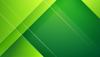 Poster - abstract green geometric vector background, can be used for cover design, poster and advertising