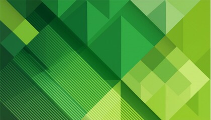 Poster - abstract green geometric vector background, can be used for cover design, poster and advertising