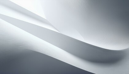 Poster - minimal geometric white light background abstract design