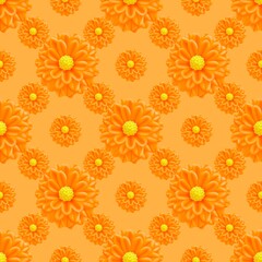 Wall Mural - seamless floral pattern