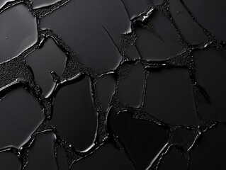 Poster - Abstract black paint texture background.