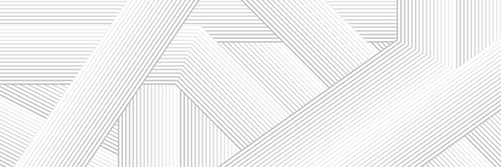 Poster - line pattern banner background