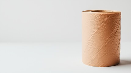 Poster - Insulation Tape Concept, Minimalist Scene Featuring a Single Roll of Insulation Tape on a Clean White Surface