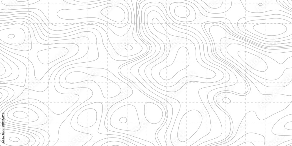 Topography background vector geographic contour map. Abstract pattern ...