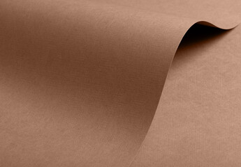 Aufkleber - PANTONE 17-1230 Mocha Mousse matte paper background in soft brown and beige tones.