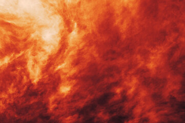 Wall Mural - the red sky background looked like smoke and fire. bomb violent. for wallpaper, backdrop and design.