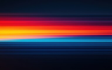 Aufkleber - Abstract lines in vibrant colors create a modern and dynamic visual experience.