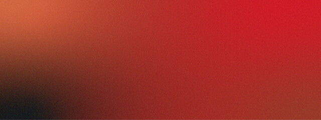 Leinwandbilder - Abstract Colorful gradient background, combination of shades arranged on a plate. Vibrant red and black gradient background with textured grain and luminous glow effect. Dark candy apple red gradient