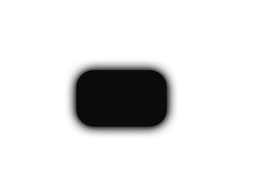 Poster - Black rounded button shadow