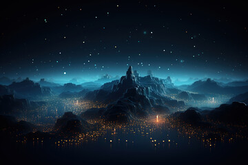 Wall Mural - exceptional technology background big data concept vector