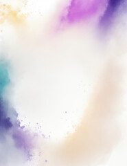 Wall Mural - abstract watercolor background - abstract colorful splash background - Generative AI