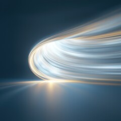 Poster - Dynamic light trail motion abstract space visual art ethereal environment creative perspective motion concept for seo impact