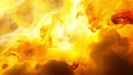Wall Mural - vibrant cosmic explosion showcasing fiery colors and swirling gases in stunning detail