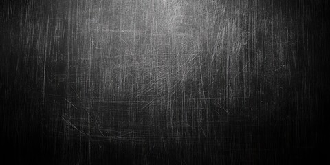 Poster - Textured dark metal surface with scratches and marks backdrop