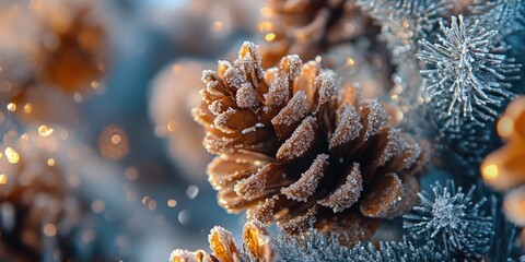 Sticker - Pine Cones Close Up