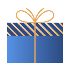 Wall Mural - holiday luxury gift emblem.hanukkah, christmas, happy new year decor.festive vector present symbol i