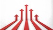 © Mofazzol - red arrow on white background