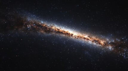 Poster - A stunning view of a galaxy, showcasing cosmic beauty and the vastness of space.