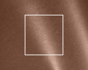Poster - Trendy colour of 2025, mocha mousse, on a modern paper backdrop