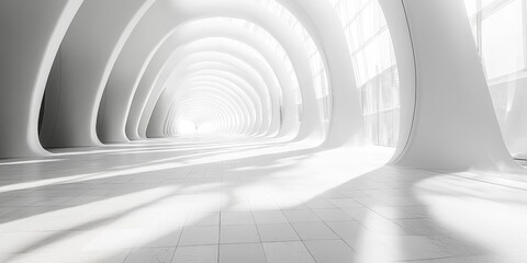 Poster - Abstract White Background, Generative AI