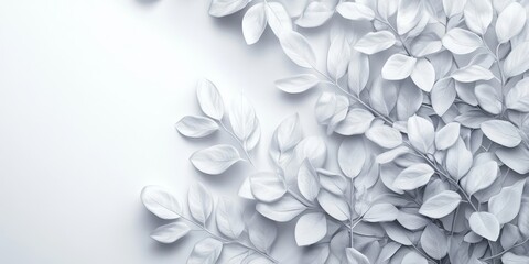 Poster - Abstract White Background, Generative AI
