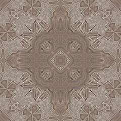 Wall Mural - Seamless abstract symmetrical wonderful pattern. Kaleidoscope pattern texture