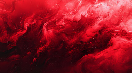 Wall Mural - abstract red universe nebula clouds in space, with starry night cosmos galactic sky. wallpaper backg